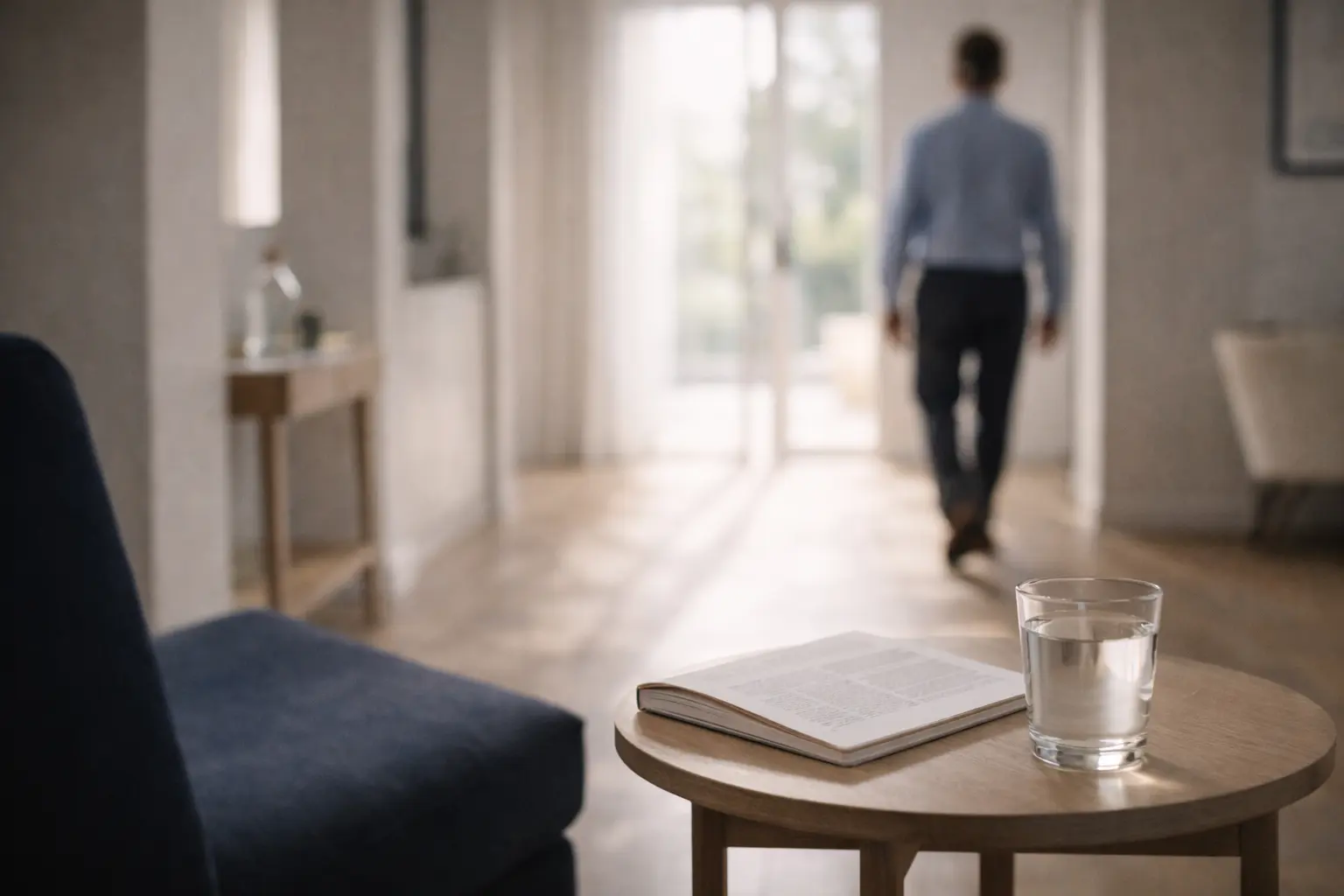 Scène lumineuse illustrant la santé à long terme et le suivi de contenus sur la médecine de la longévité